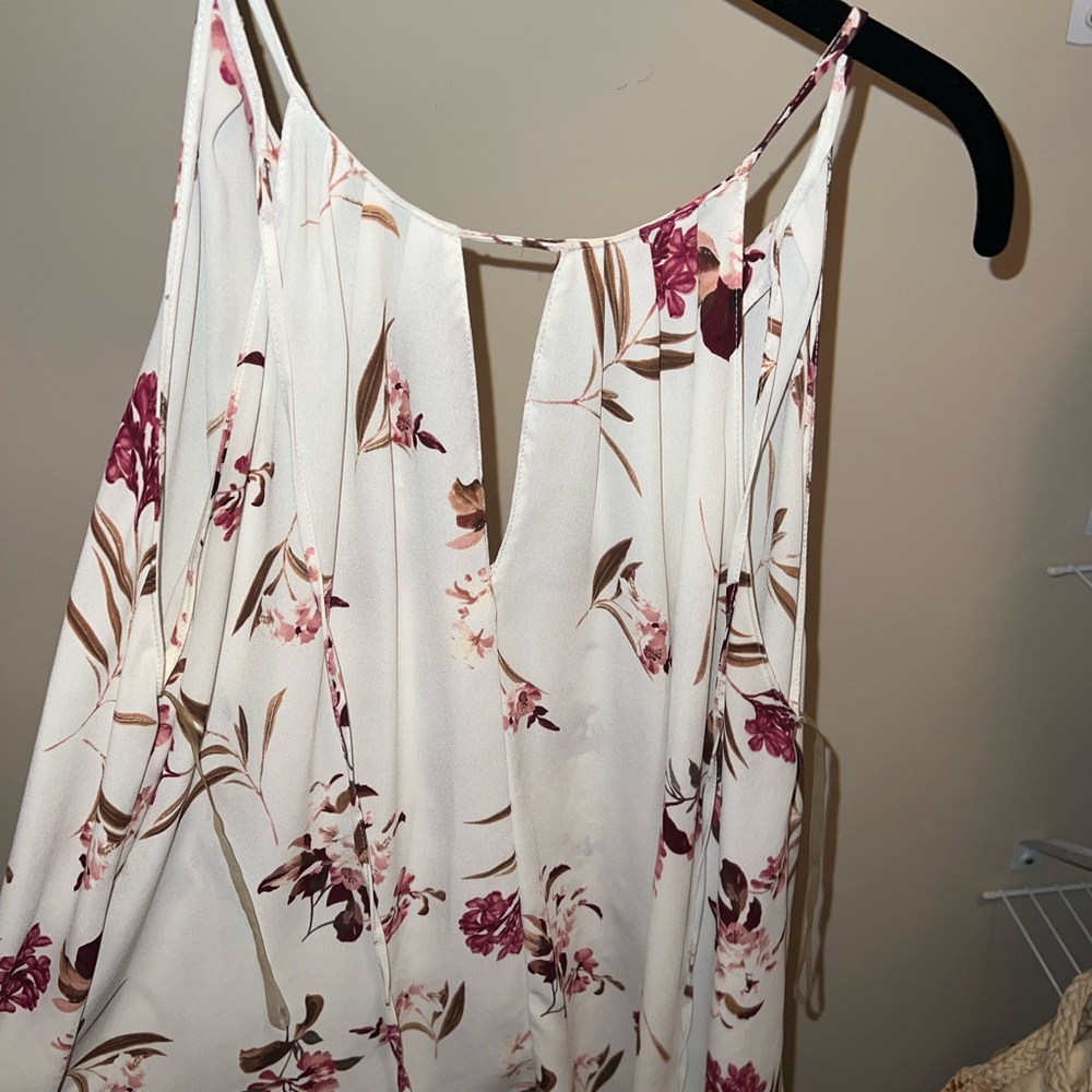 Semi professional tank in floral pattern